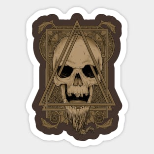 The Uncle skull Sticker